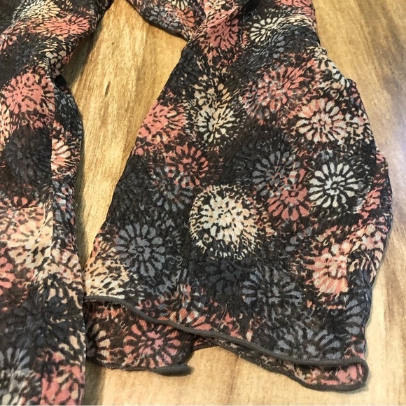 J Jill Hippie Artsy Floral Lightweight Long Sleeve Button Top Womens Size XL - Picture 3 of 8